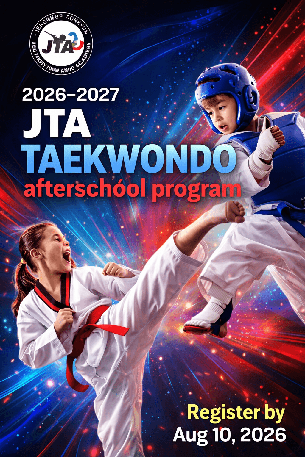 2026-2027 JTA Taekwondo Afterschool Program